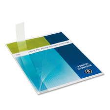 Business Source 16457 Reinforcing Strips, 1'' x 10-1/2'', 200/BX, Clear, BSN16457, BSN 16457