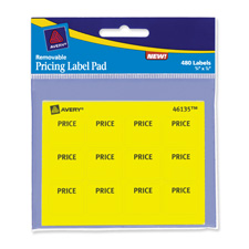 AVE 46135 Avery Yellow Price Multi-use Labels AVE46135