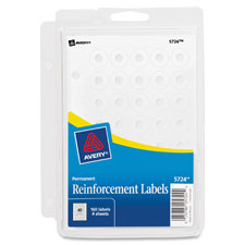 AVE 05724 Avery Self-adhesive Reinforcement Ring Labels AVE05724