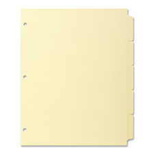 BSN 16480 Bus. Source Mylar-reinforced Plain Tab Indexes BSN16480