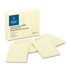 BSN 16495 Bus. Source Ruled Adhesive Notes BSN16495