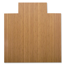 LLR 69526 Lorell Roll-up Anji Mntn Natural Bamboo Chairmats LLR69526