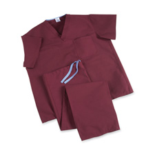 MII 900JWNS-CM Medline Wine Scrub Pants MII900JWNSCM