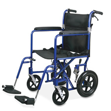 MII MDS808210AB Medline Deluxe Transport Chair MIIMDS808210AB