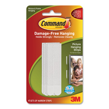 MMM 17207 3M Narrow Picture Hanging Strips MMM17207