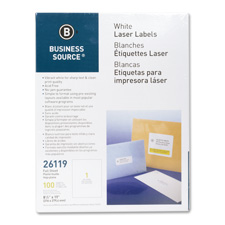 Labels, Mailing, Laser 8-1/2