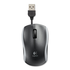 LOG 910-001830 Logitech M125 Corded Notebook Mouse LOG910001830