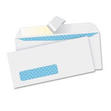 Business Source 16473 Business Envelopes, No. 10, Peel/Seal, 9-3/4'' x 4'', 500/BX, White, BSN16473, BSN 16473