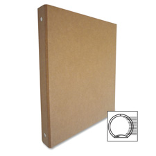 Aurora Products 10251 3-Ring Binder, Recycled, 1-1/2'', Brown/Kraft