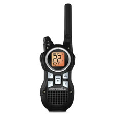 Motorola/PMC MR350RPR 2-Way Radio, Push-To-Talk, Hands Free, 35 Mile Range, BK