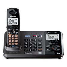 PAN KXTG9381T Panasonic DECT 6.0 2-line Exp. Crdlss Phone System PANKXTG9381T