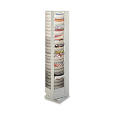 BDY 086632 Buddy 92 Pkt Four-sided Rotating Literature Rack  BDY086632