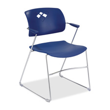 SAF 4286GS Safco Veer Flex Back Stack Chairs w/ Arms  SAF4286GS