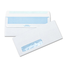 Business Source 42207 Self-Seal Envelopes, Std Wind., No. 10, 4-1/2'' x 9-1/2'', 500/BX, WE