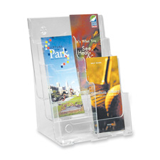 DEF 77401 Deflect-O 6-Leaflet Tiered Desktop Lit. Holder DEF77401