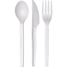 ECO S001PK Eco-Products Plant Starch Material Cutlery  ECOS001PK