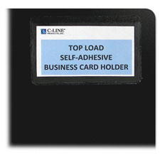 CLI 70257 C-Line Top Loading Business Card Holder CLI70257