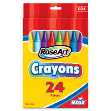 The Board Dudes 48161UA4 Crayons, Classic, Non-Toxic, 12-24 Count/PK, Multi