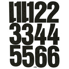 CHA 01196 Chartpak Vinyl Numbers CHA01196