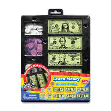 The Board Dudes 15464UA12 Money Learning Tray, Assorted