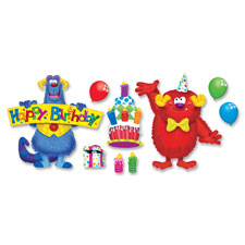 TEP T8311 Trend Furry Friends Birthday Fun Bulletin Board St TEPT8311