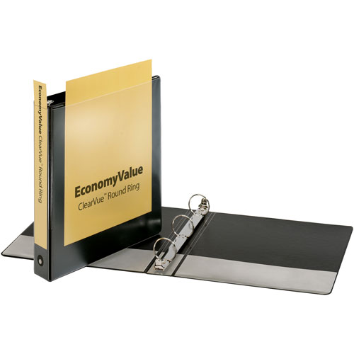 CRD 90010 Cardinal EconomyValue ClearVue Round-Ring Binders CRD90010