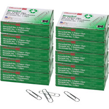 OIC 99964 Officemate Recycled Paper Clips OIC99964