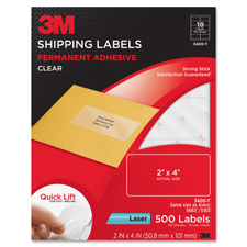 MMM 3400T 3M Laser Shipping Labels MMM3400T