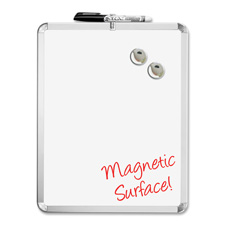 The Board Dudes 45000VA4 Magnetic Dry-Erase Board, 1 Marker/2 Magnets, 11'' x 14'', White