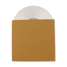 REB RSLVNVCS25 Rebinder Eco-friendly CD/DVD Storage Sleeves REBRSLVNVCS25