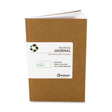 REB RWRTB5X8EA Rebinder Eco-friendly Recycled Kraft Journals REBRWRTB5X8EA