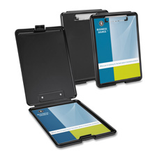 Business Source 37513 Storage Clipboard, Plastic, Ltr, Blue