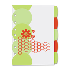 AVE 16184 Avery 5-Tab Write-on Retro Dividers AVE16184