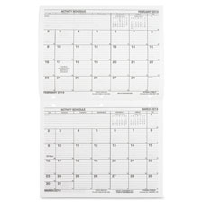 UCR 754015453721 Unicor Fed Flip-Style Monthly Activity Calendar UCR754015453721