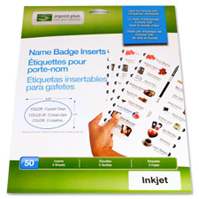 IPP 3195 Imprint Plus Oval Name Badge Inkjet Insert Sheets IPP3195