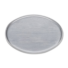 IPP 3416 Imprint Plus Silver Metal Oval Badges IPP3416