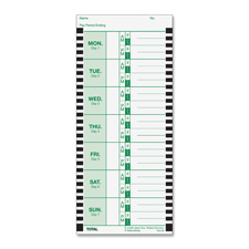 LTH E8100 Lathem Weekly Attendance Cards LTHE8100