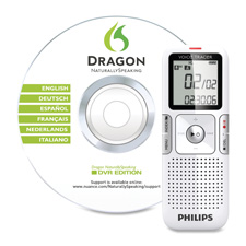 Philips Speech Processing LFH062527 Digital Voice Recorder, w/Speech 2 Text, 2GB, White, PSPLFH062527, PSP LFH062527