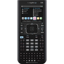 Texas Instruments TINSPIRECX Graphing Calculator, Math/Science, 3-3/8'' x 7-1/4'' x 5/8'', BK/WE, TEXTINSPIRECX, TEX TINSPIRECX