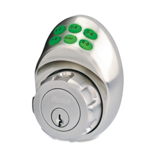 Master Lock DSKP0615D Electronic Deadbolt w/Keypad, Nickel