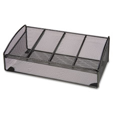 Lorell 21561 Desk Valet, 12-1/4'' x 6-1/4'' x 4-1/2'', Mesh/Black