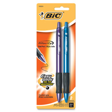 BiC Velocity Retractable Ballpoint Pen - Black - Refillable - 2 per Pack