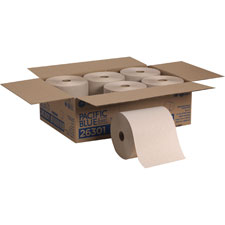 Georgia Pacific 26301 Envision Roll Towels Non-Perf, 7-7/8'' x 800', 6/CT, BN, GEP26301, GEP 26301