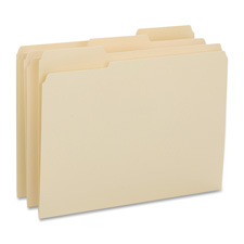 Business Source 16515 File Folder, Ltr, 14PT, 1/3'', 50/BX, Manila