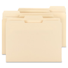 Business Source 78950 File Folder, Letter, 1/3'' Cut, 150/BX, Manila