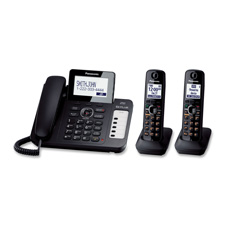 PAN KXTG6672B Panasonic DECT 6.0 Corded/Cordless Phone System PANKXTG6672B