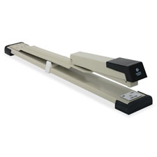 Business Source 62827 Stapler, Long Reach, 20 Sheet Cap, Putty, BSN62827, BSN 62827