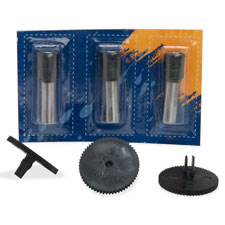 Business Source 62894 Replacement Punch Heads w/Discs, 9/32'', f/62893, Black