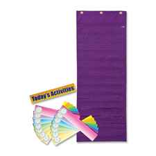 PAC 20410 Pacon Pocket Chart w/Dry-erase Cards PAC20410