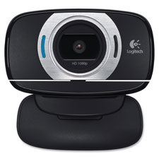 Logitech 960000733 HD Webcam, 1080p, Black